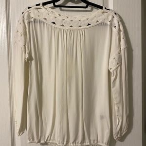 Embellished Neckline Top